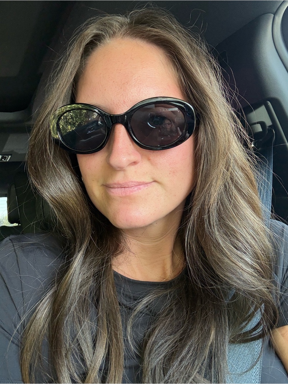 Diff Eyewear Black Oval Women's Sunglasses
